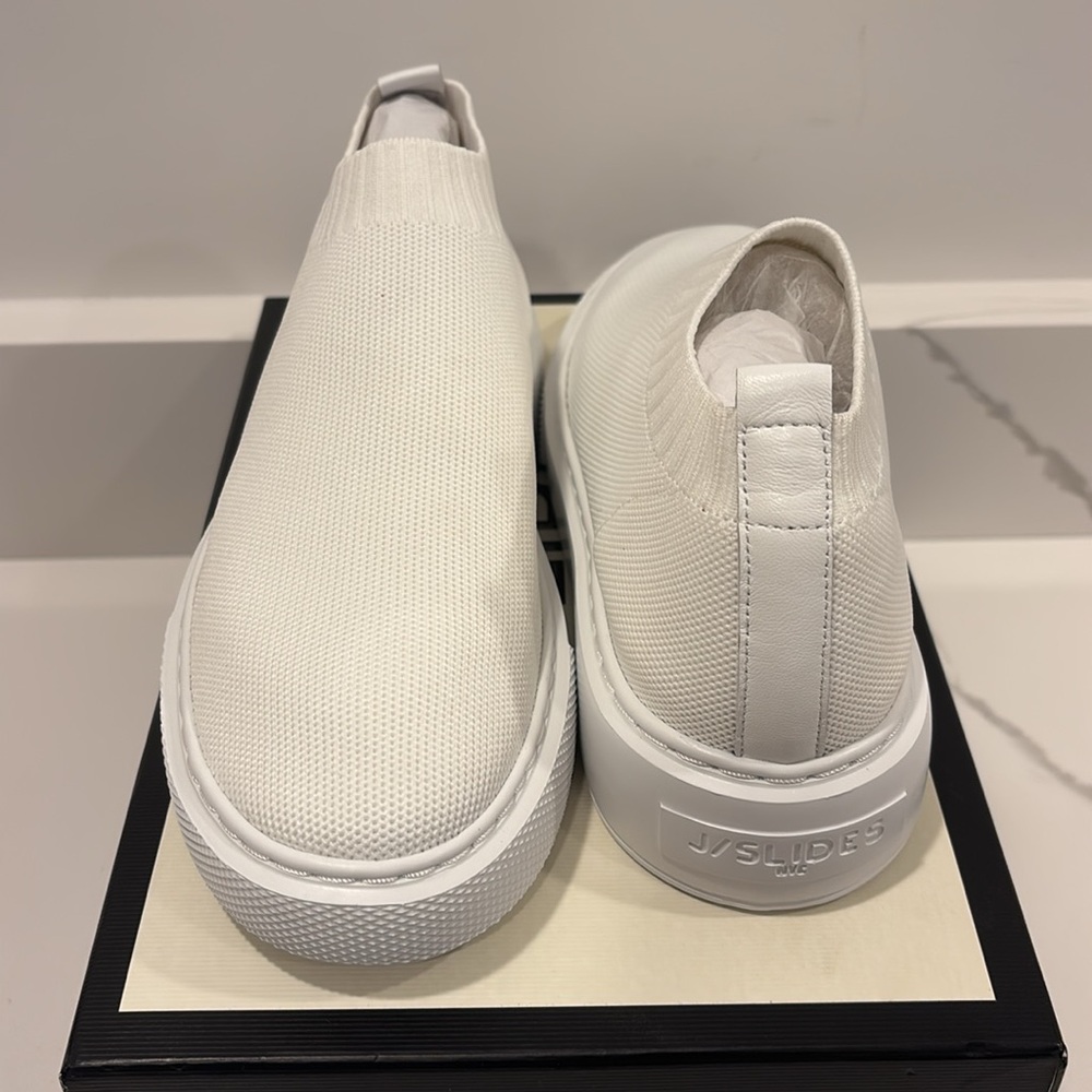 NWT J/SLIDES NYC 🤍 Daphnie Knit Sneakers ✨ - Picture 2 of 10